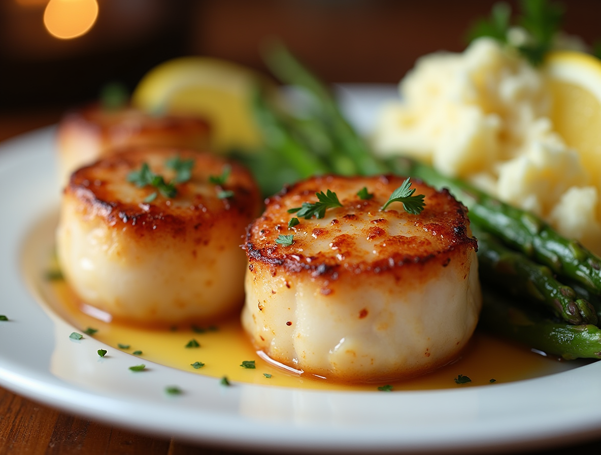 Scallops are a delicious seafood choice for dinner