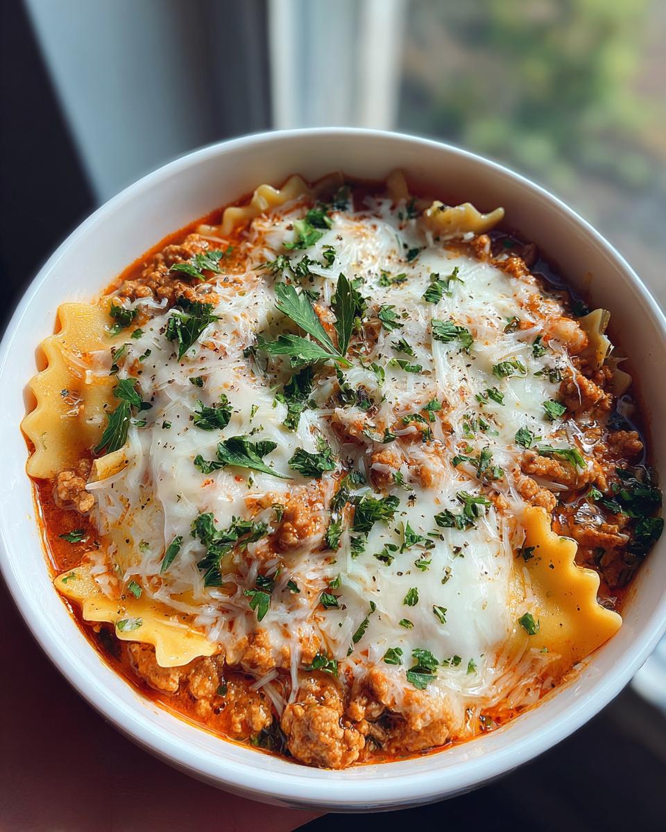 Lasagna soup - detail 2