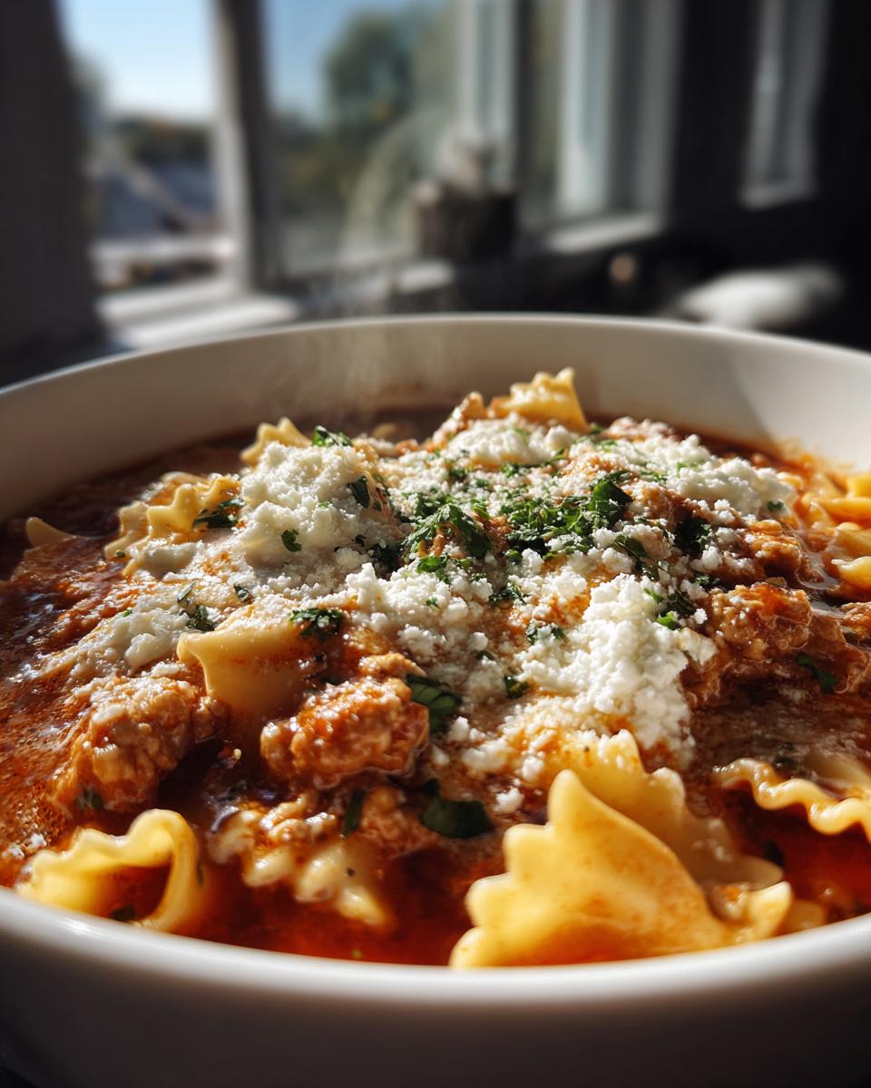 Lasagna soup - detail 3