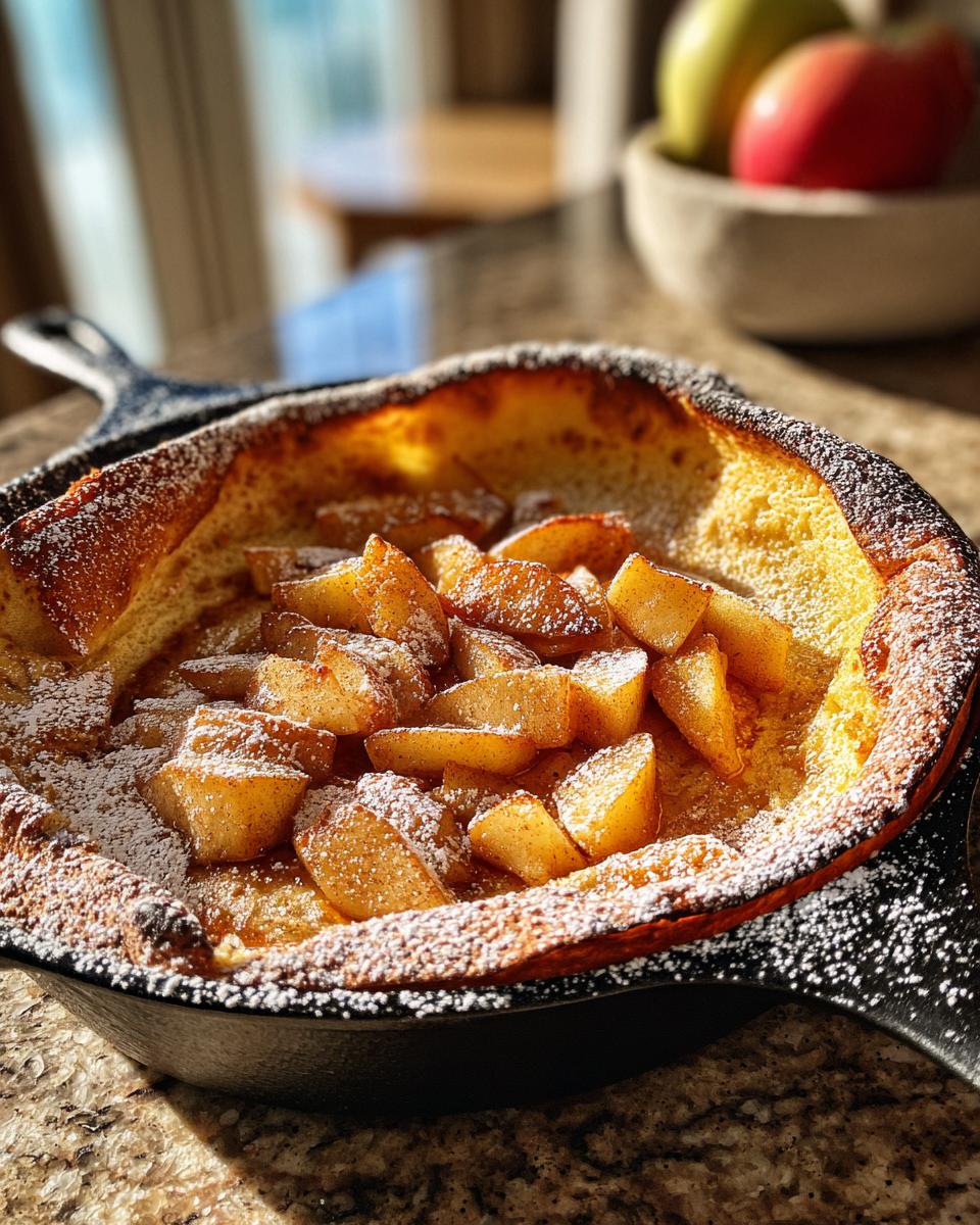 apple dutch baby - detail 1