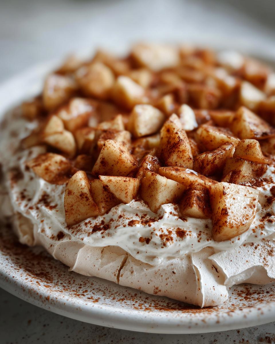 apple pavlova - detail 2