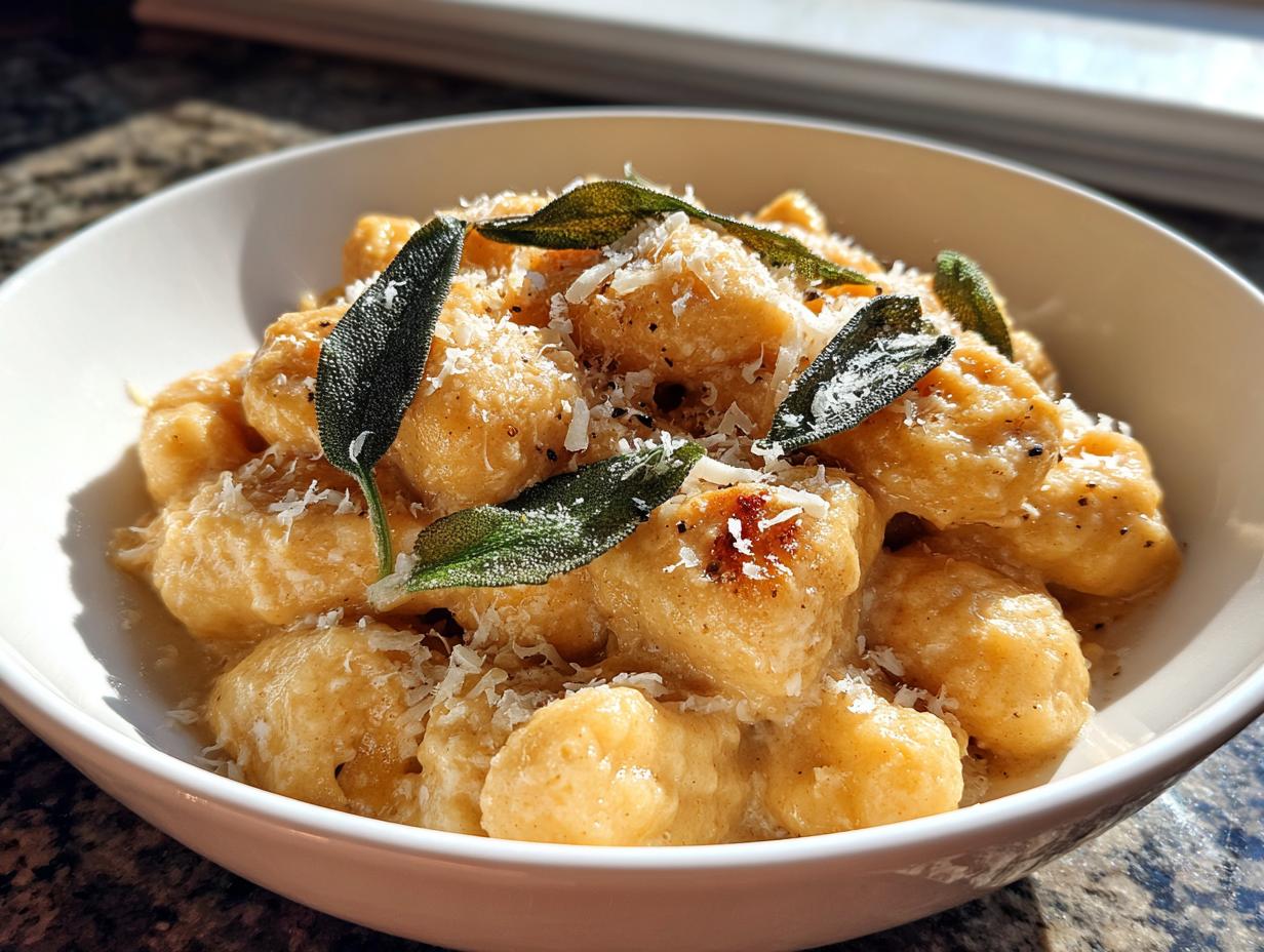 butternut mascarpone gnocchi