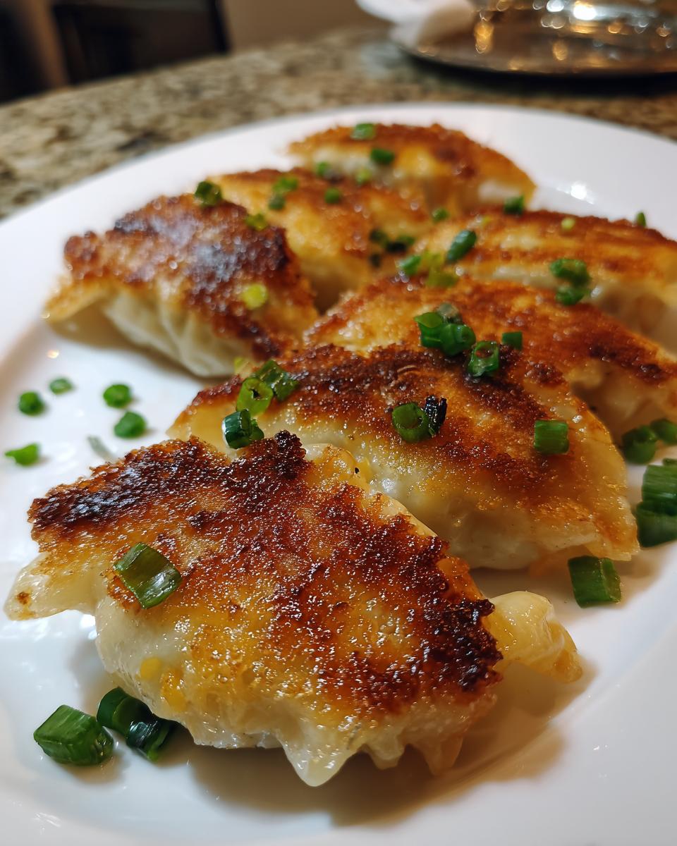 butternut squash potstickers - detail 1
