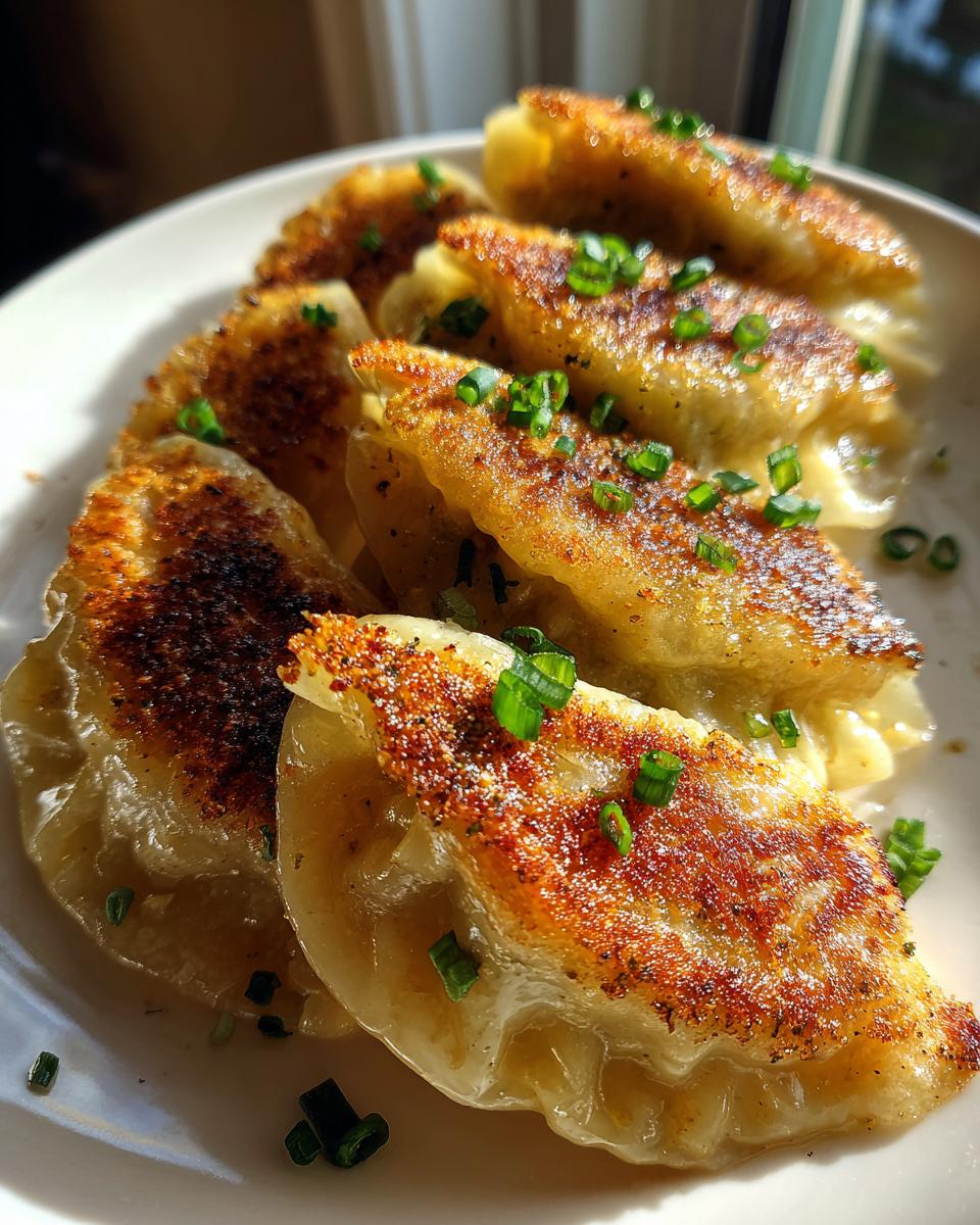 butternut squash potstickers - detail 3