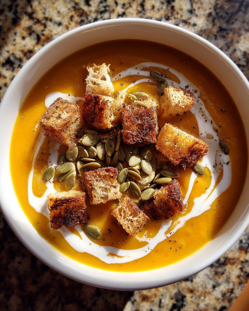 butternut squash soup - detail 3