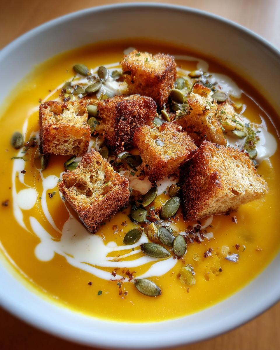 butternut squash soup - detail 4