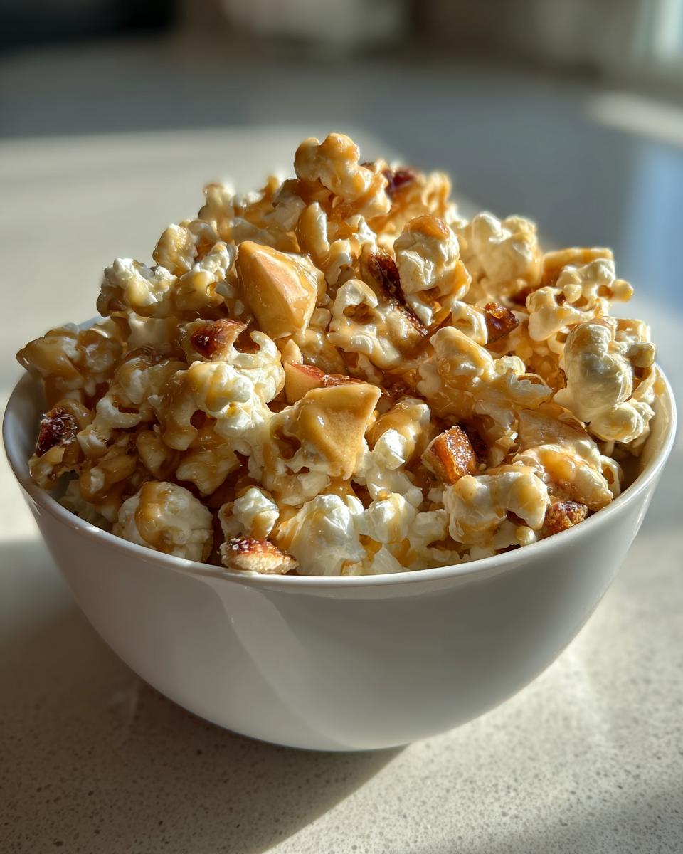 caramel apple popcorn - detail 2