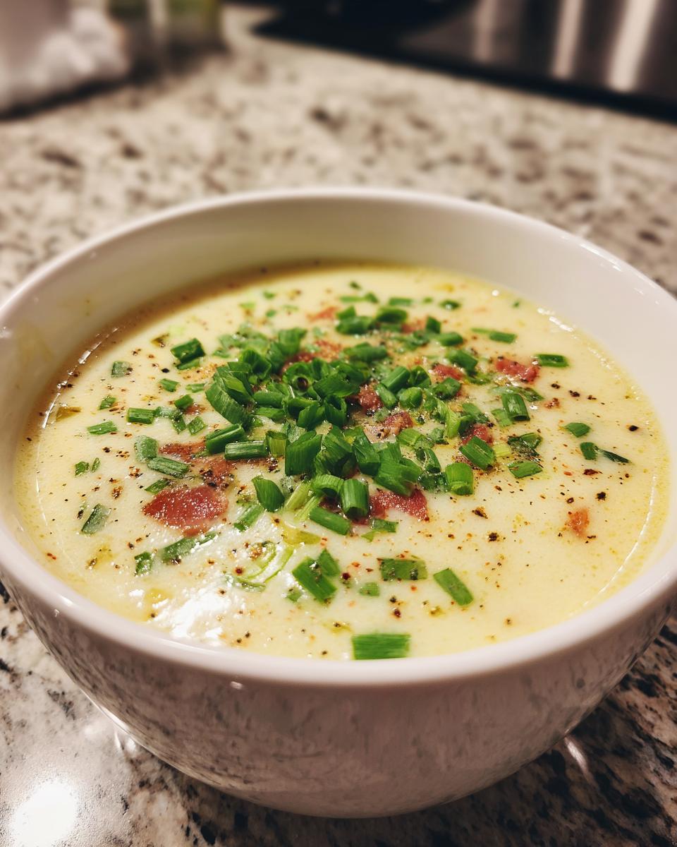 creamy potato soup - detail 2