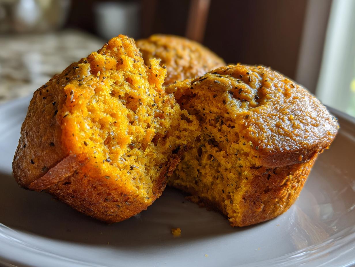 spiced butternut squash muffins